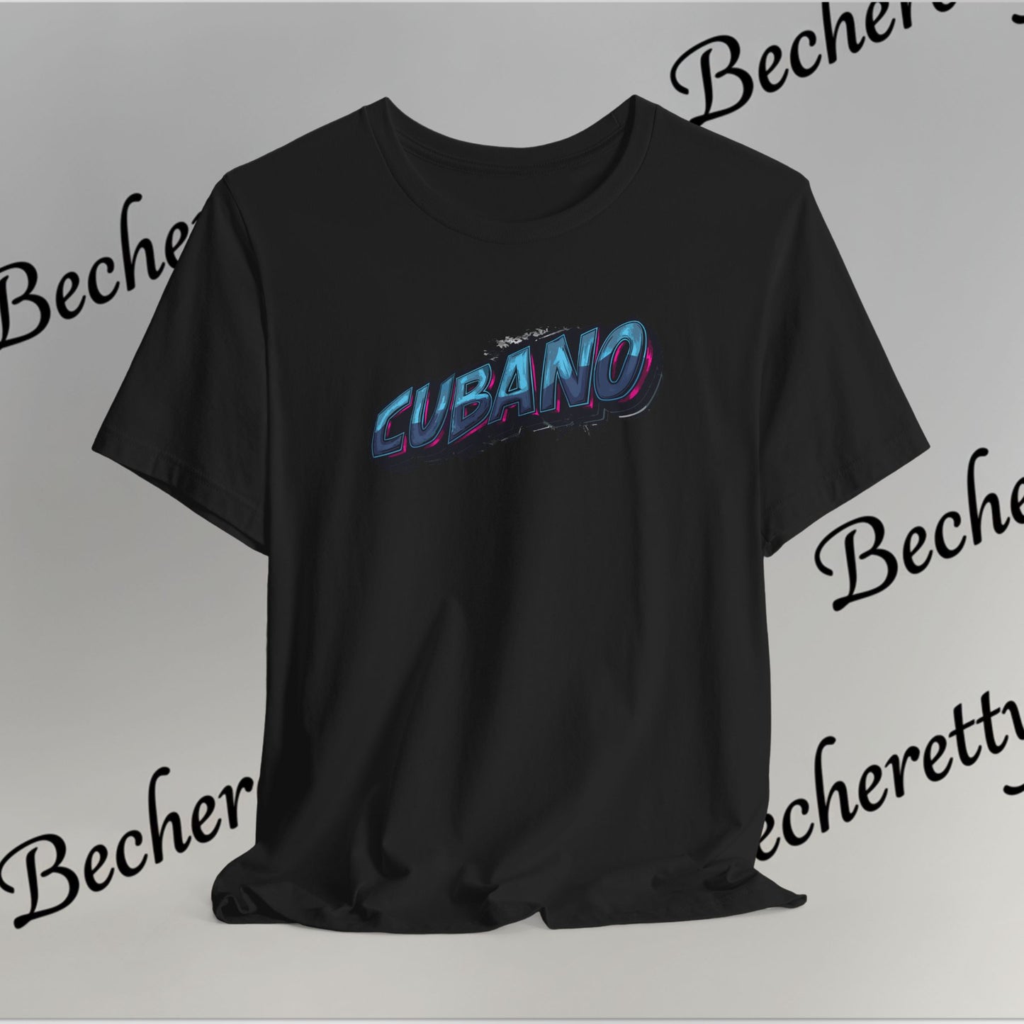 Graphic Tee "Cubano" Minimalist Art Graphic Becheretty - T-shirt that expresses confidence - Casual Wear