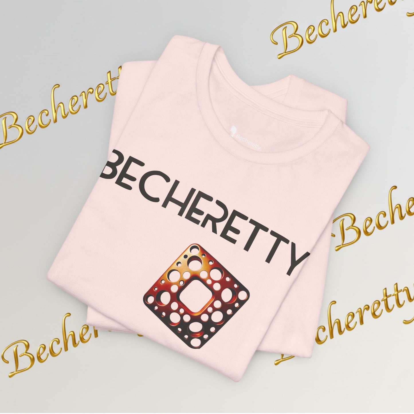 Stylish Minimalist Art Design Becheretty - Trendy short sleeve T-Shirt - Casual Wear - Gift for Him