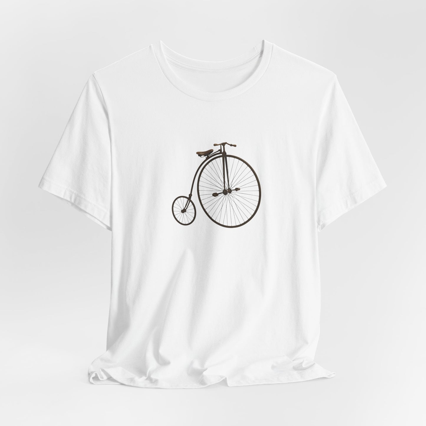 Penny-Farthing Vintage Bicycle Tee - Graphic Minimalist Tee Becheretty - Perfect T-Shirt for Cycling Enthusiasts, Casual wear