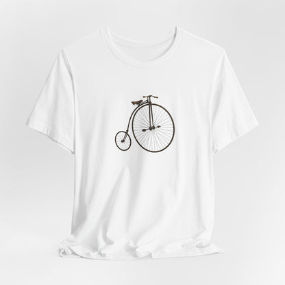 Penny-Farthing Vintage Bicycle Tee - Graphic Minimalist Tee Becheretty - Perfect T-Shirt for Cycling Enthusiasts, Casual wear