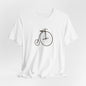 Penny-Farthing Vintage Bicycle Tee - Graphic Minimalist Tee Becheretty - Perfect T-Shirt for Cycling Enthusiasts, Casual wear