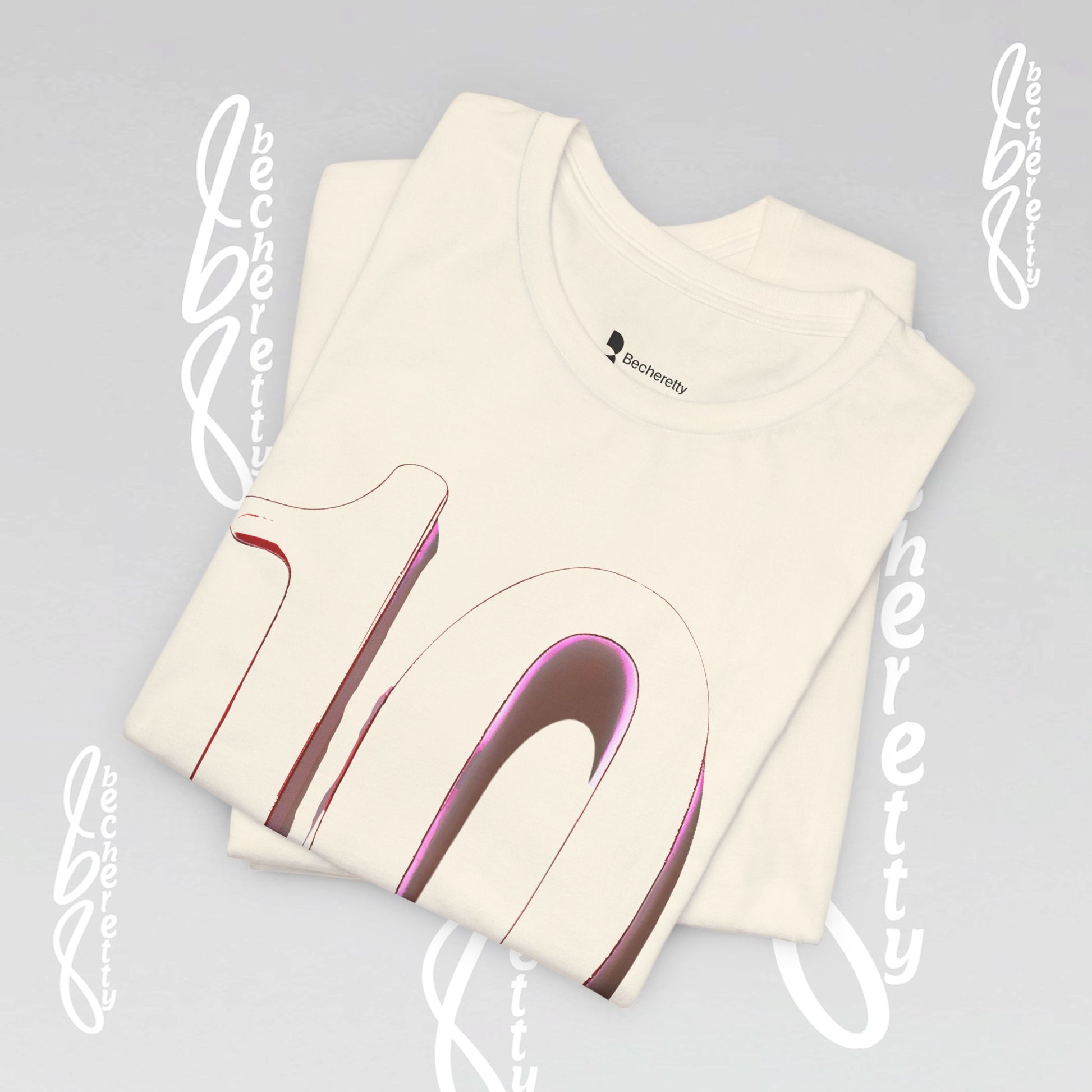 Number 10 - Graphic Unisex Tee - Becheretty Minimalist Style - Everyday Comfort, Sports Lovers