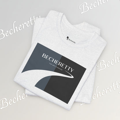 The Way Forward | Minimalist Cubist Graphic Tee Becheretty - Casual Wear, Gift Idea, Streetwear, Everyday Comfort