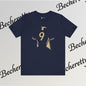 Soccer T-Shirt - Number 9 - Minimalist Graphic Becheretty - Athletic apparel - Everyday Fashion