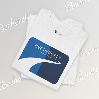 Becheretty Logo Tee — Minimal Retro Road Graphic Art Minimalist Becheretty -  Summer Outing, Casual wear