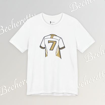 T-shirt - Number 7 GOAL - Art Graphic Minimalist Becheretty - Casual Wear - Team Spirit