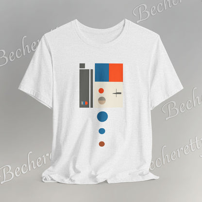 Artistic Graphic T-Shirt Becheretty - Perfect Gift for Art Lovers - Bauhaus-inspired geometric artwork