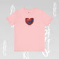 Colorful Puzzle Heart T-Shirt - Graphic Becheretty - Celebrating neurodiversity - Your tee, their voice.
