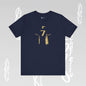 Soccer T-shirt - Number 7 - Unisex - Minimalist graphic Becheretty - Casual Wear - Team Spirit