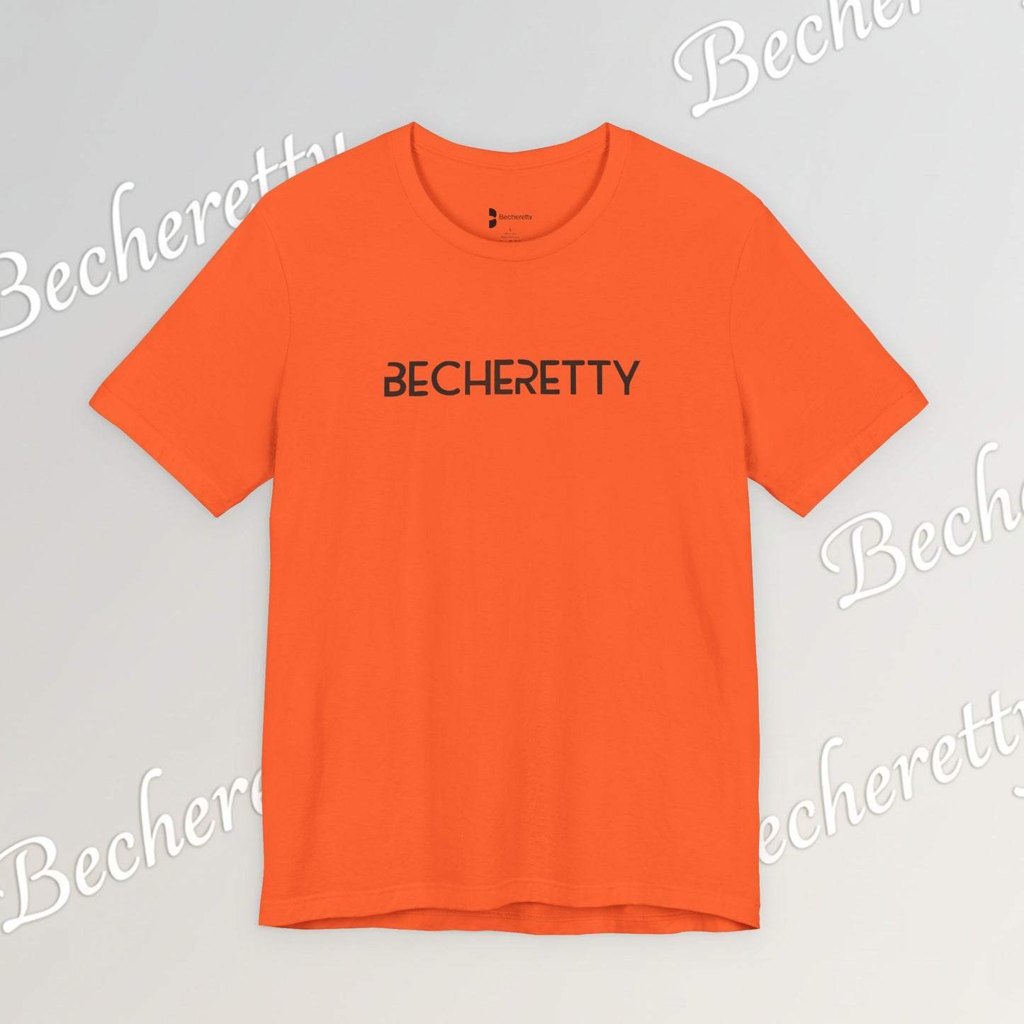 Short Sleeve Tee Becheretty  "Minimalist Design. Maximum Impact" Express Yourself. Casual Wear