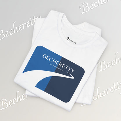 Becheretty Logo Tee — Minimal Retro Road Graphic Art Minimalist Becheretty -  Summer Outing, Casual wear