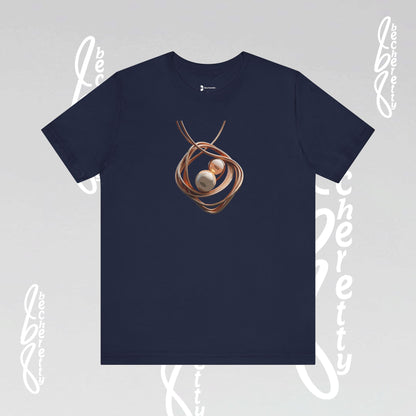 Art Lovers - Necklace t-Shirt Becheretty Casual Wear,  Everyday Fashion - Unique Style, Graphic T-Shirt