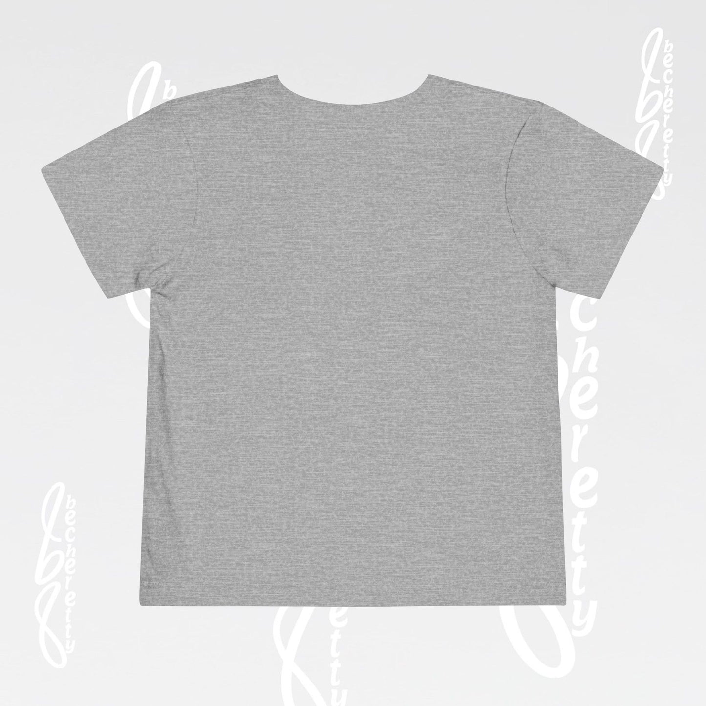 Toddler Tee – Cute Cartoon Abstract - Becheretty Minimalist Art Graphic - Colorful Playful Character T-Shirt