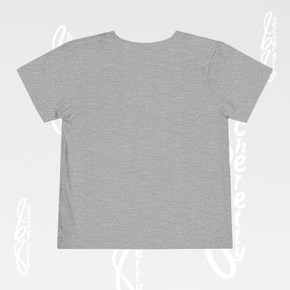 Toddler Tee – Cute Cartoon Abstract - Becheretty Minimalist Art Graphic - Colorful Playful Character T-Shirt