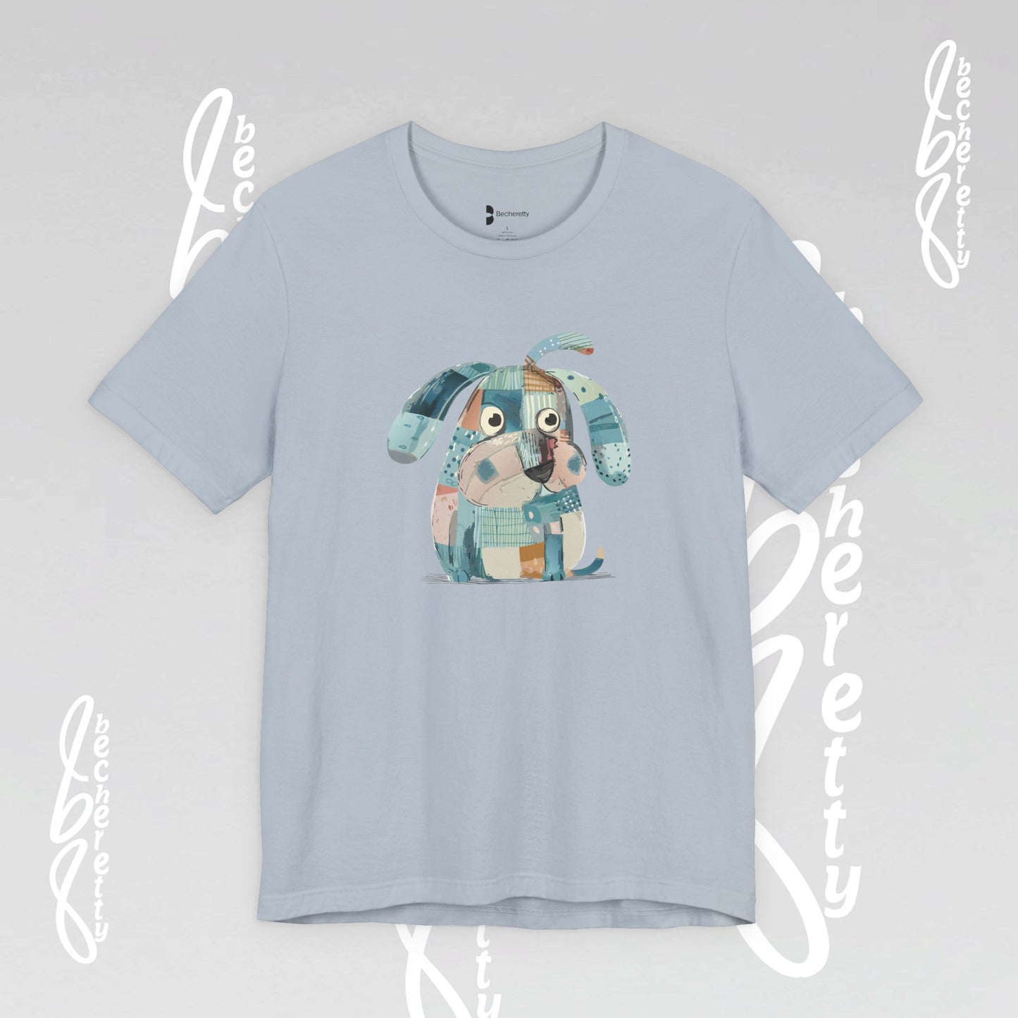 Dog Lovers Tee "Frenchie" Art Graphic Becheretty - Special gift for French Bulldog owners - Casual Wear