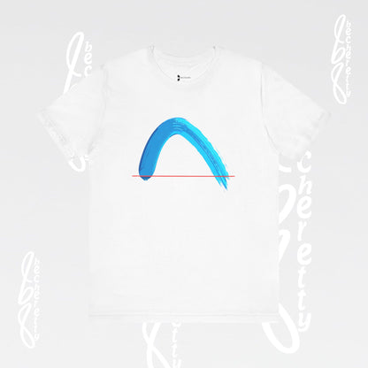 Vibrant Wave Graphic Tee - Unisex Short Sleeve T-Shirt - Art Minimalist Becheretty