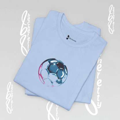 Artistic Soccer Ball T-Shirt - Becheretty Art Graphic - Active Lifestyle / Casual Wear