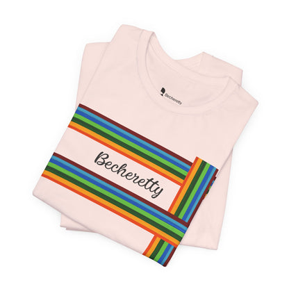 Colorful Becheretty Unisex T-Shirt, Casual Pride Tee, LGBTQ+ Apparel, Gift for Friends, Summer Fashion, Everyday Wear