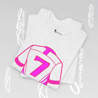 Soccer T-Shirt Number 7 - Unisex Graphic Design Minimalist Becheretty - New style of t-shirt for soccer fans