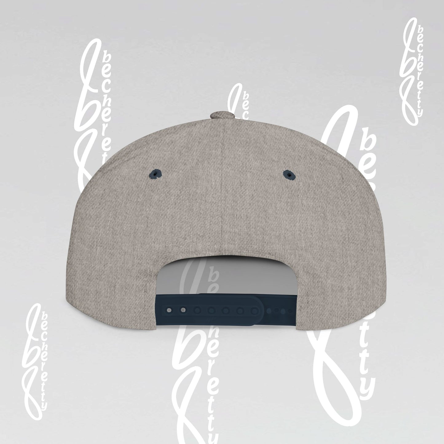 Snapback Baseball Cap with Pink American Football Ball Design by Becheretty