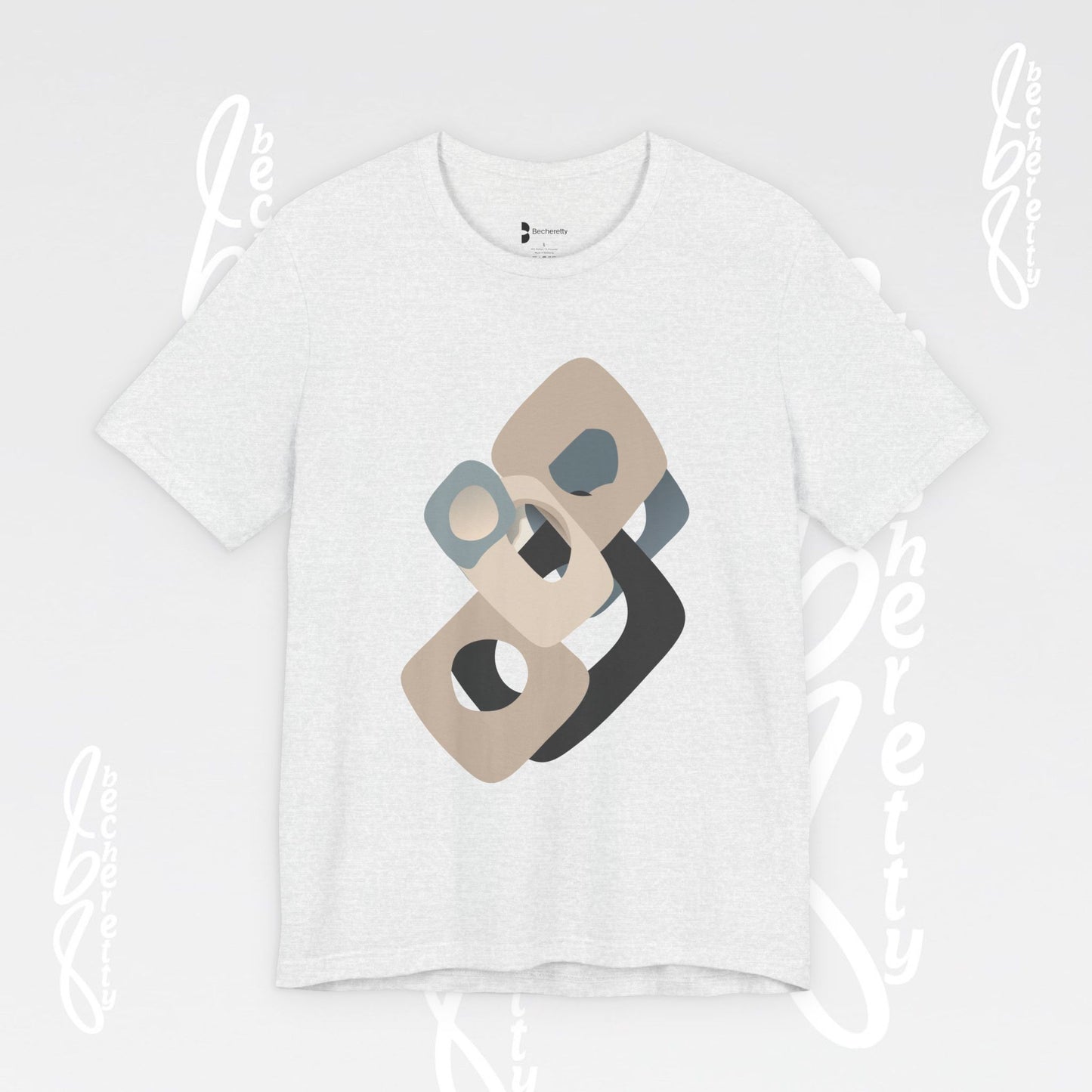 Flow Graphic Tee - Becheretty Minimalist Design - Perfect for art enthusiasts - Stylish Casual Wear