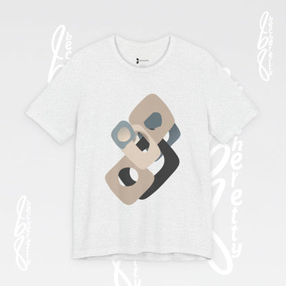 Flow Graphic Tee - Becheretty Minimalist Design - Perfect for art enthusiasts - Stylish Casual Wear