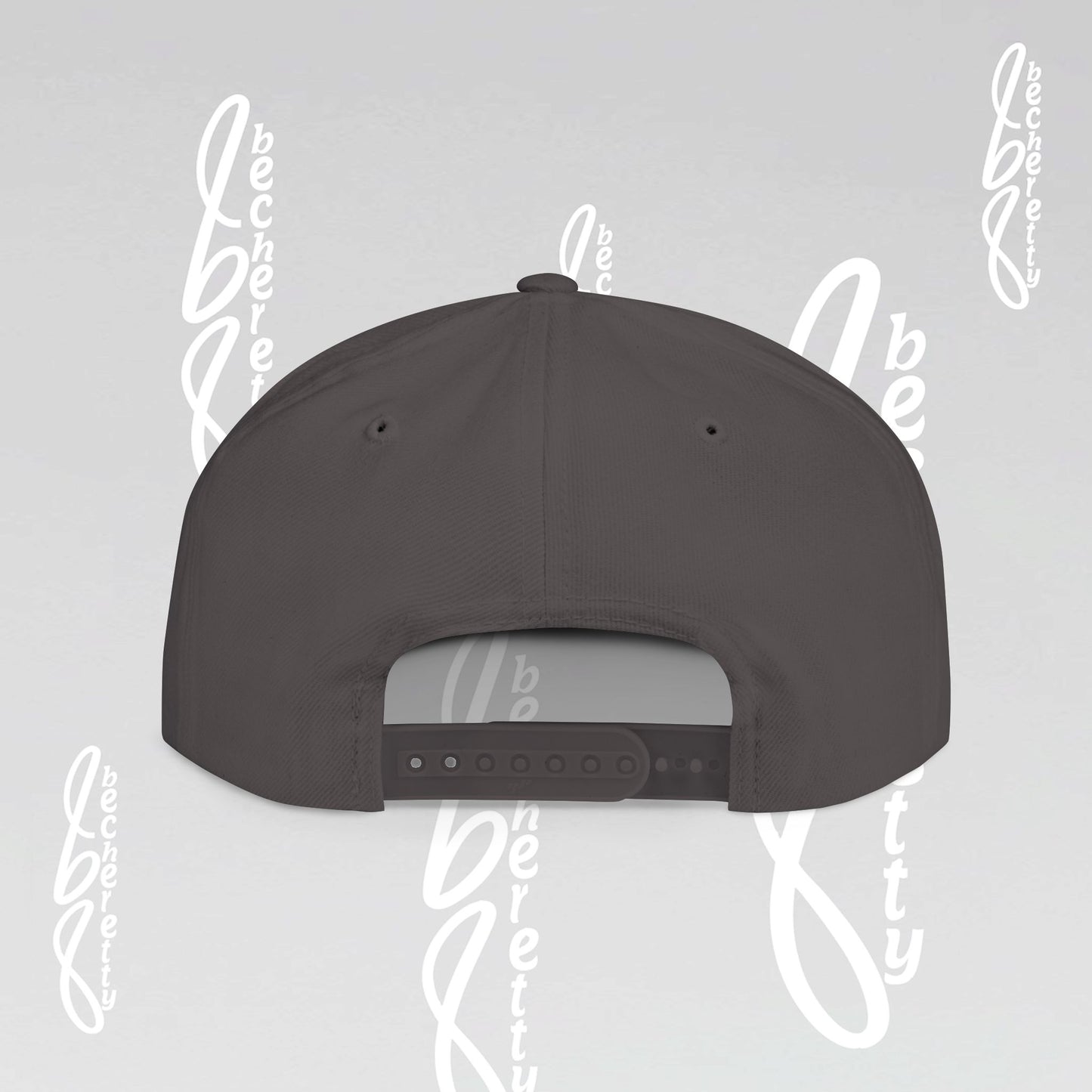 Unique Ghost Headphones Flat Bill Snapback Hat - Art Graphic Becheretty