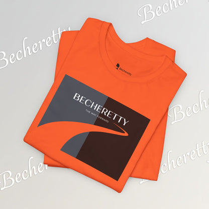 The Way Forward | Minimalist Cubist Graphic Tee Becheretty - Casual Wear, Gift Idea, Streetwear, Everyday Comfort