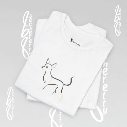 Chihuahua T-Shirt Unisex - Minimalist Art Graphic Becheretty - Trendy Tee - Casual Wear
