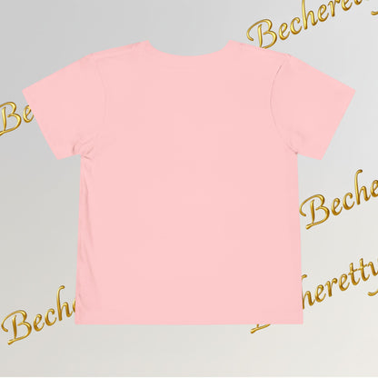 Toddler Tee Smiley Watercolor Art Graphic Minimalist Becheretty - Happy Face Kids T-Shirt