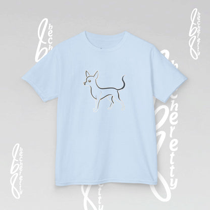 Adorable Dog Illustration Kids Tee - Cute Pet Shirt for Animal Lovers, Gift for Dog Owners, Casual Wear