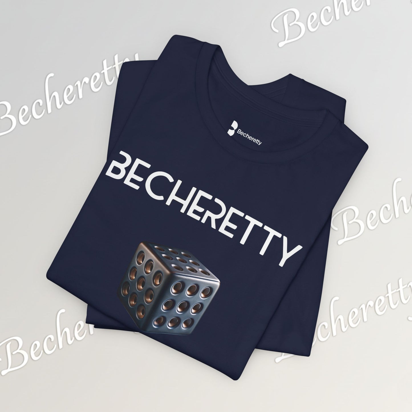 Becheretty Cube T-Shirt – Minimalist Geometric Graphic Art Expression - Casual wear - Gamers Gift