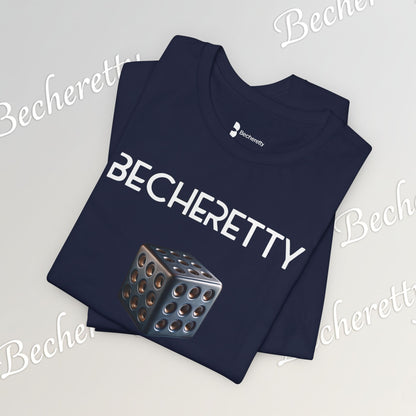 Becheretty Cube T-Shirt – Minimalist Geometric Graphic Art Expression - Casual wear - Gamers Gift