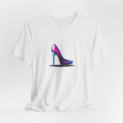 Colorful futuristic Stiletto T‑Shirt - Art Graphic Becheretty - A nod to your unique fashion style