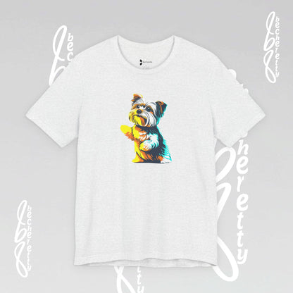Yorkshire Graphic T-Shirt Becheretty - Artistic Design - Perfect gift for Yorkie Lovers - Casual Wear