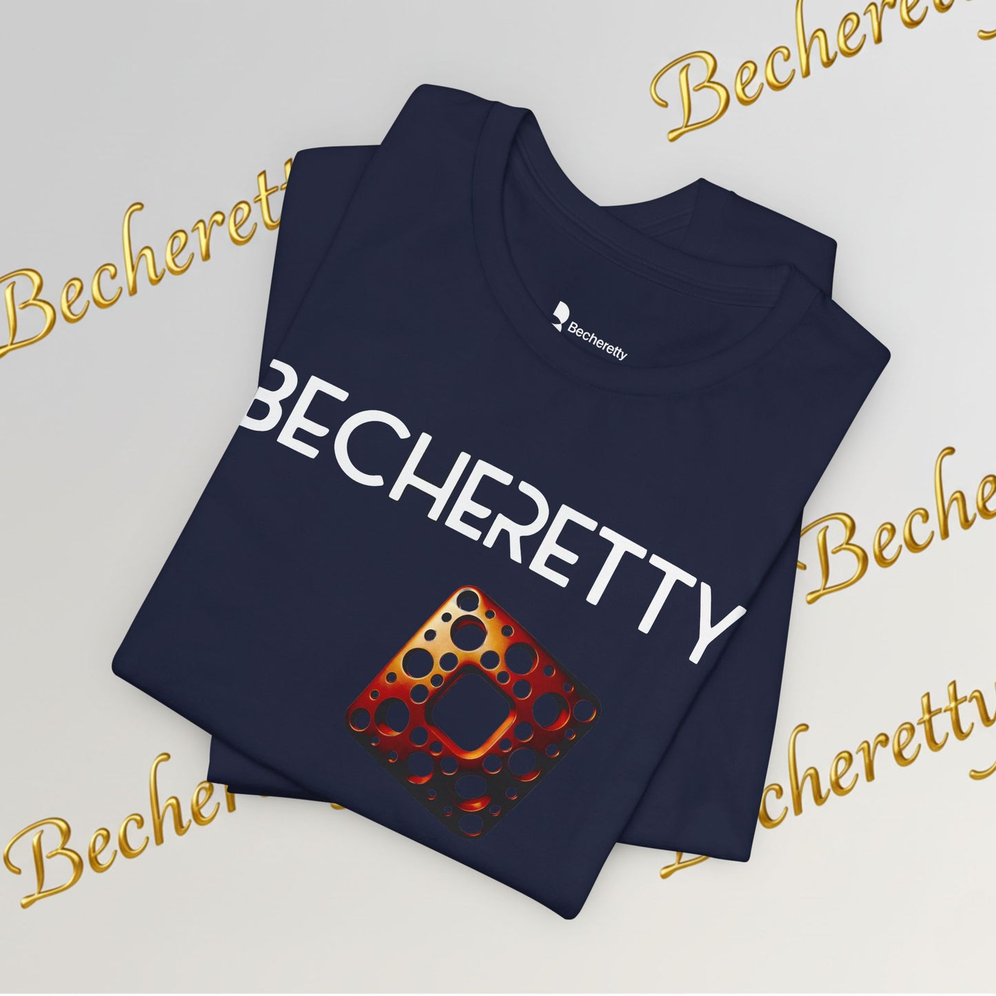 Stylish Minimalist Art Design Becheretty - Trendy short sleeve T-Shirt - Casual Wear - Gift for Him