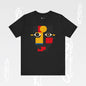 Abstract Geometric Face T-Shirt — Modern Cubist Art Tee