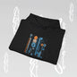Modern Geometry Hoodie "Urban Totems" Art Graphic Becheretty - Timeless, versatile, and unmistakably modern.
