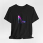 Colorful futuristic Stiletto T‑Shirt - Art Graphic Becheretty - A nod to your unique fashion style