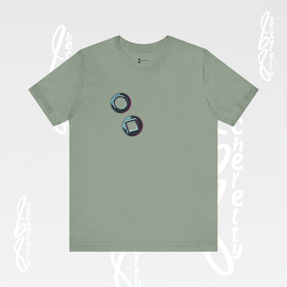 Graphic T-Shirt short sleeve, Unisex - Becheretty Minimalist Design - Casual Wear