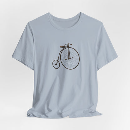 Penny-Farthing Vintage Bicycle Tee - Graphic Minimalist Tee Becheretty - Perfect T-Shirt for Cycling Enthusiasts, Casual wear