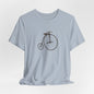 Penny-Farthing Vintage Bicycle Tee - Graphic Minimalist Tee Becheretty - Perfect T-Shirt for Cycling Enthusiasts, Casual wear