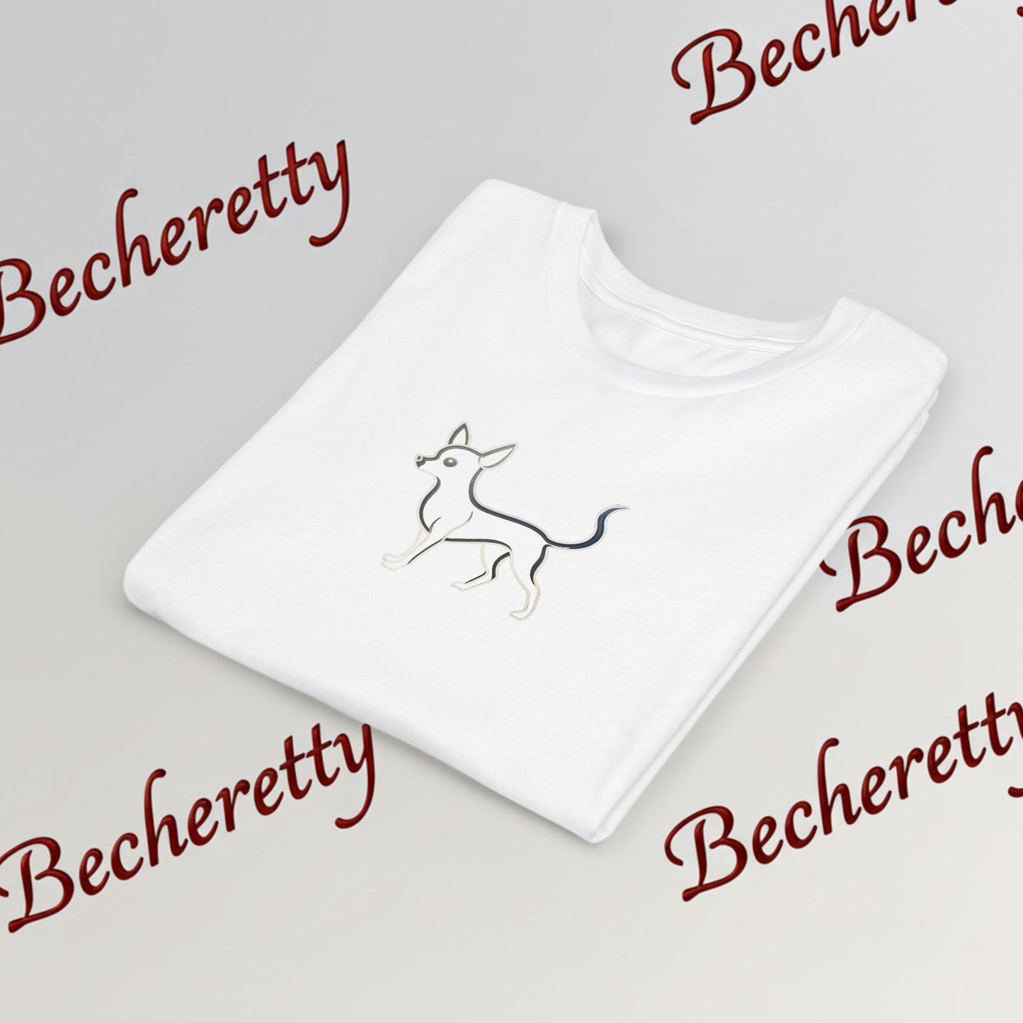 Youth T'Shirt - Graphic Chihuahua - Minimalist Art Becheretty