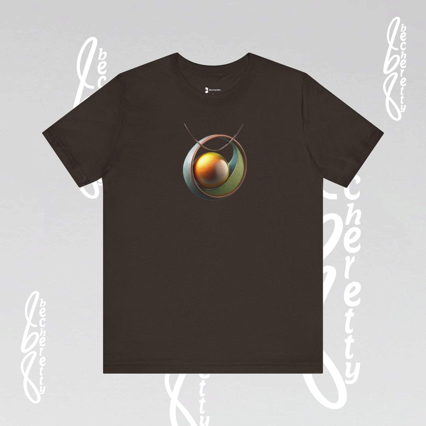 Art Graphic Becheretty "Necklace" - Stylish Design T-Shirt - Casual Wear, Gift for Art Lovers, Everyday Style, Unique Art Apparel