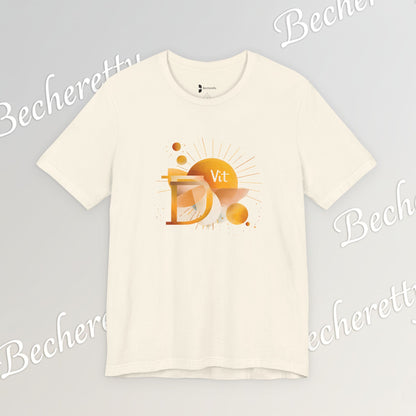 Golden Source Tee "Vit.D" A statement piece from Becheretty that symbolizes vitality, optimism, and inner shine.