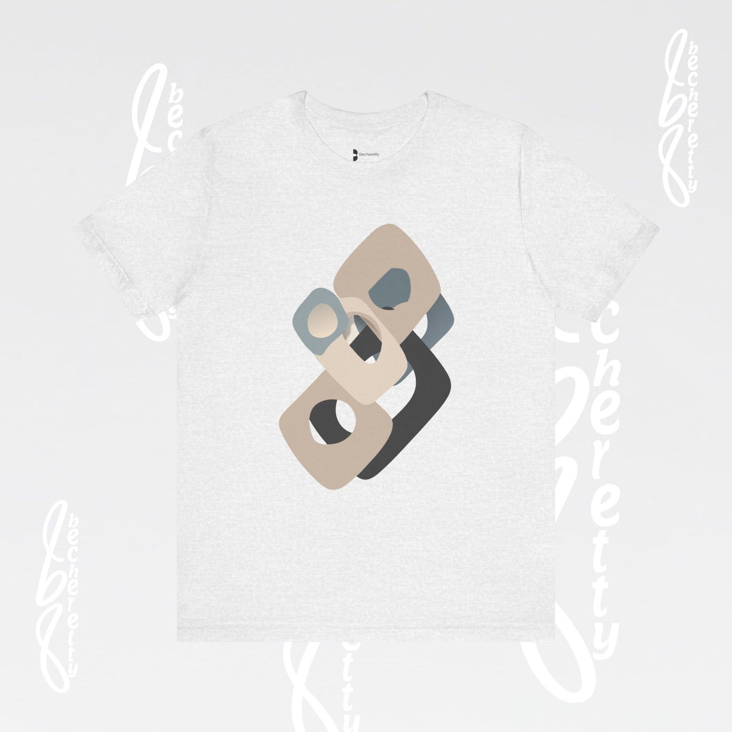 Flow Graphic Tee - Becheretty Minimalist Design - Perfect for art enthusiasts - Stylish Casual Wear