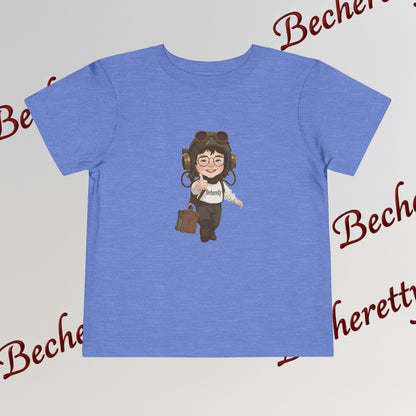 Toddler Tee  "Aviation Pilot" — Cute Little Aviator Graphic Art Becheretty