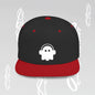 Unique Ghost Headphones Flat Bill Snapback Hat - Art Graphic Becheretty