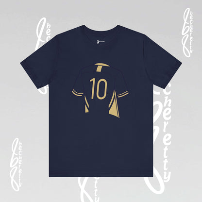 Soccer T-Shirt Number 10 Unisex - Graphic Becheretty - Game Day - Casual wear - Gift for Soccer Lovers