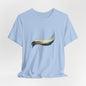 Abstract Wave Tee — Minimal Coastal Brushstroke T-Shirt Becheretty - Ideal Gift - Original Design